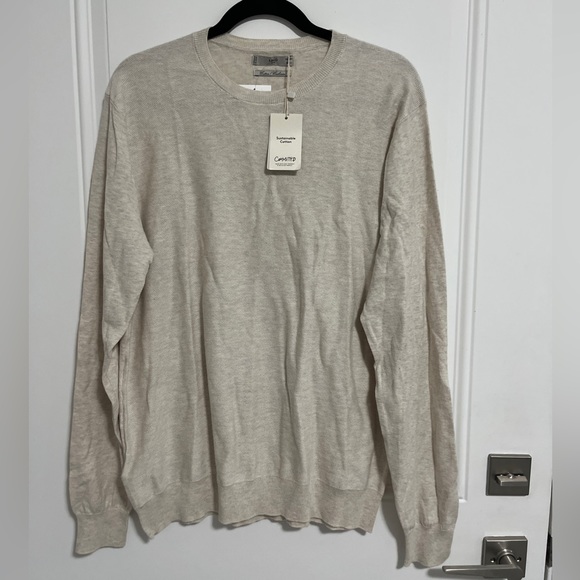 NWT - Mango Men’s Cashmere Blended Crew Neck Sweater - Size L - Picture 1 of 7